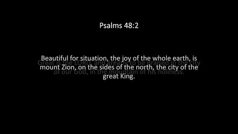 Psalms Chapter 48