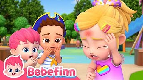 EP114 | Ouch! Bebefinn Got A Boo Boo! | Boo Boo Song In The Park | Fun Nursery Rhymes for Kids