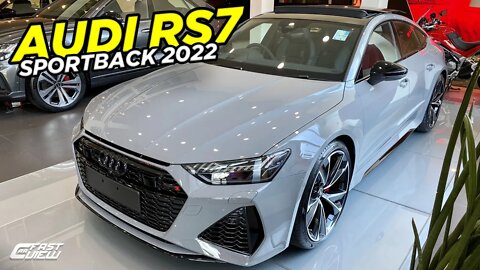 NOVO AUDI RS7 SPORTBACK 4.0 V8 2021 EM DETALHES! INCRÍVEIS 600 CV E 80 KGFM DE TORQUE! Fast Car View