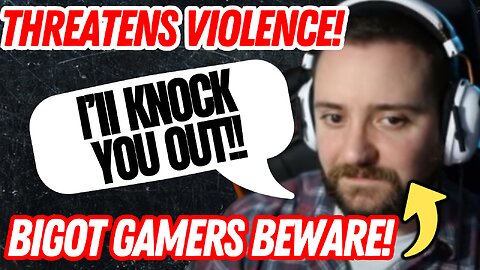 Unhinged WOKE Journalist Nick Calandra THREATENS VIOLENCE!!