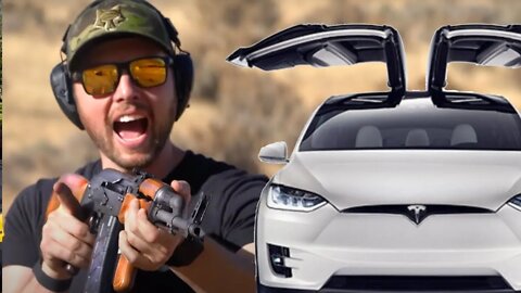 AK47 vs Tesla #Shorts