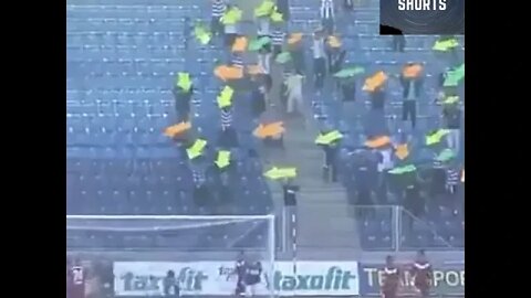 Fans help out failing soccer club by pointing out the goal #shorts #sports #soccer #fans