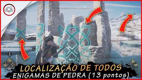 Assassin's creed valhalla, Localização de todos os enigmas de pedra ( 13 pontos ) | super dica