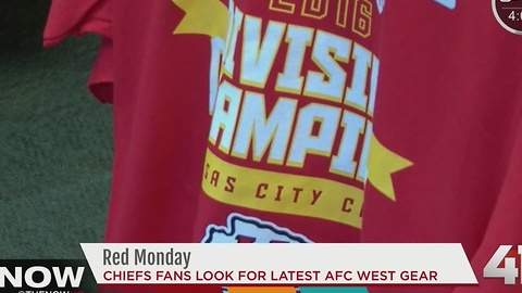 Chiefs fans get decked out in AFC West gear