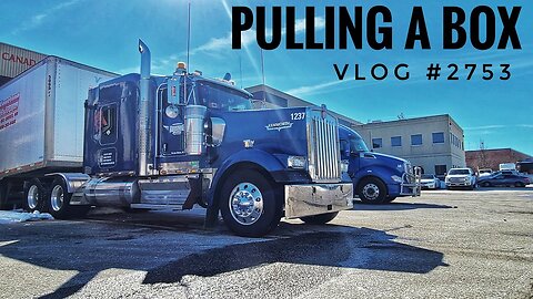 PULLING A BOX | My Trucking Life | Vlog #2753