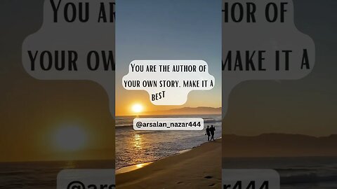 You are the author of your own story, make it a bestseller #quotesoflife