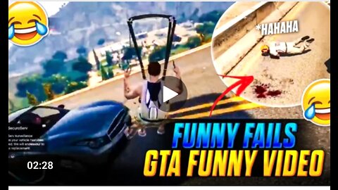 GTA V Funny fails 😅 GTA v gaming video 📷