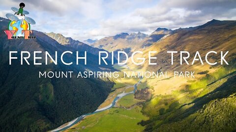 Hiking up French Ridge track Mount Aspiring National Park