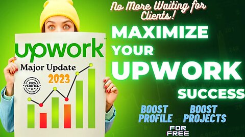 Maximize Your Upwork Success:Latest Update to Boost Your Profile and Projects #upworktips