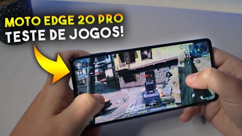 Moto Edge 20 PRO - Teste de JOGOS! COD Mobile, Asphalt 9 e Free Fire será que roda liso?