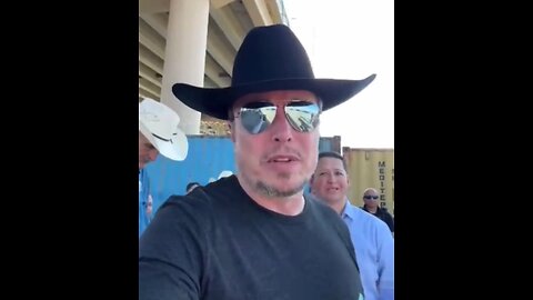 Elon Musk live streams unfiltered border visit