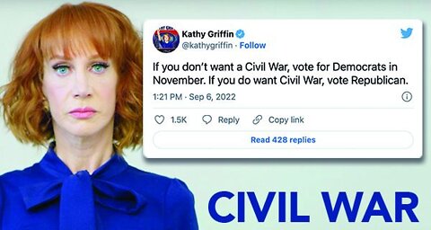 Kathy Griffin Warns CIVIL WAR If Voters Elect Republicans Over Democrats in November Midterms