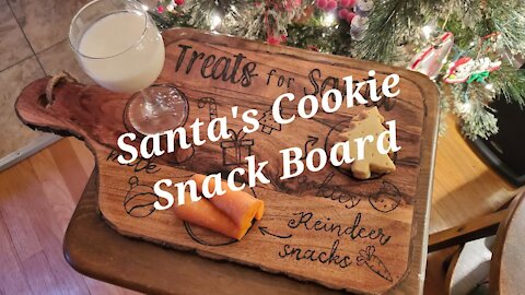 Santa's Cookie Snack Board