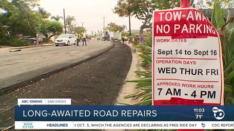 Group of road repair projects underway as part of city's Sexy Street initiative