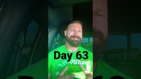 What is the 75 hard plan? Day 63 of #75hard [GUNNER MILLER] #shorts