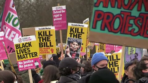 Kill The Bill - Protest Hyde Park London