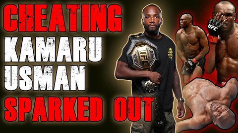 CHEATING Kamaru Usman SPARKED OUT !!