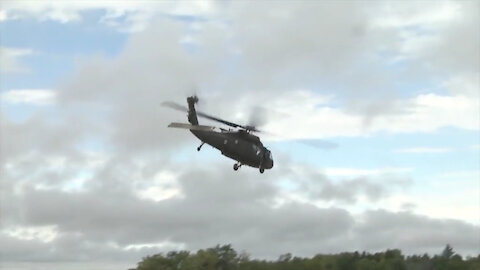 A Co. 2nd Battalion, 147th Assault Helicopter Battalion conduct Aerial Gunnery