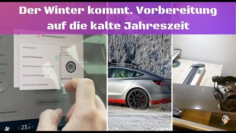 So wird ein Tesla Model 3 Performance winterfest | Winterreifen | Skiträger | Snowboard | Dachgepäck