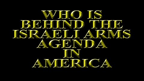 Josh Paul - Who is behind the US Israeli Arms agenda