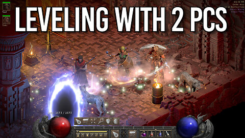 Leveling with 2 PCS #diablo2 #gameplay #livestream