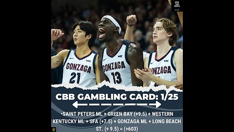 Gambling Cards for 1/25!