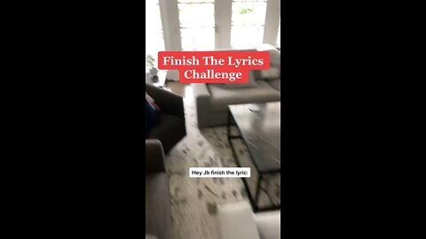 Finish The Lyrics Challenge