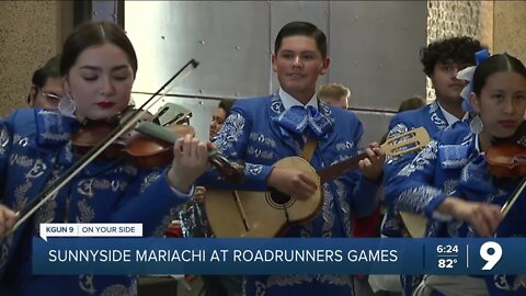 Sunnyside Mariachi at Roadrunners Games