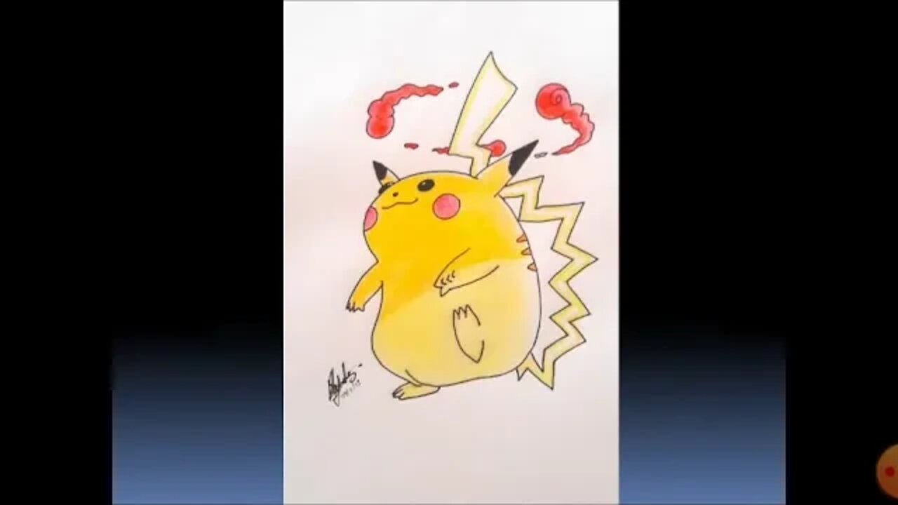 Como desenhar o Pikachu Gigantamax How to draw Pikachu Gigantamax