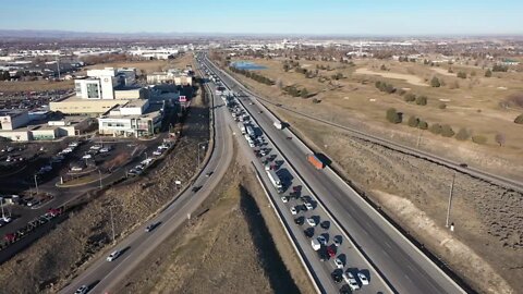 I-84 Eastbound Feb15 collision traffic