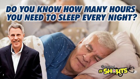 #SHORTS Do you know how many hours you need to sleep every night