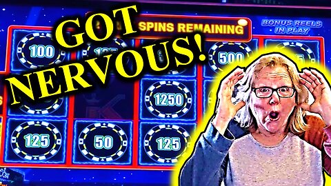 14 of 15 - Soupy got nervous!! High Stakes at the Hard Rock! #slots #casino #slotmachine