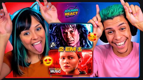 2 EM 1 - ANIRAP E DYA | Eddie Munson & Max Mayfield | [React em Casal] 🔥