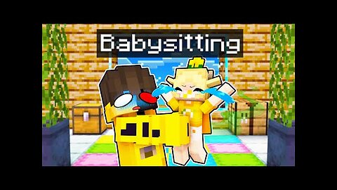 Babysitting DAISY in Minecraft!