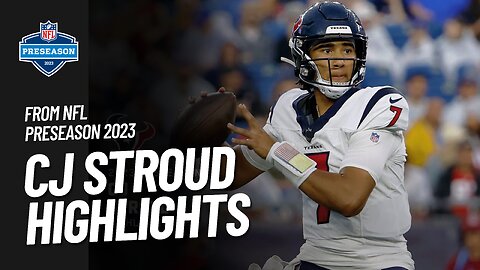 Every Throw and Run from CJ Stroud's Preseason! | NFL