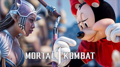 Mortal Kombat 1 Fight but Its Mickey Mouse | Crazy Tuhin