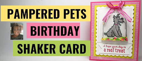 Adorable Pampered Pets Shaker Card