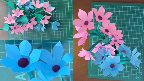 Paper flowers vases decorations ideas