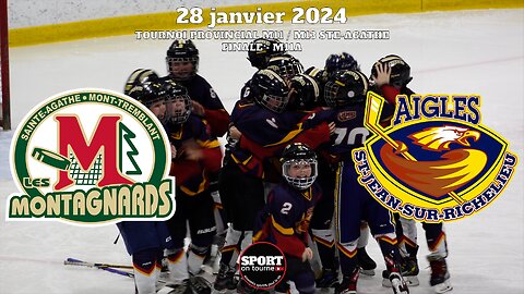 Faits saillants - Match du 28 janvier 2024 - Finale M11A Tournoi provincial M11 / M13 Ste-Agathe