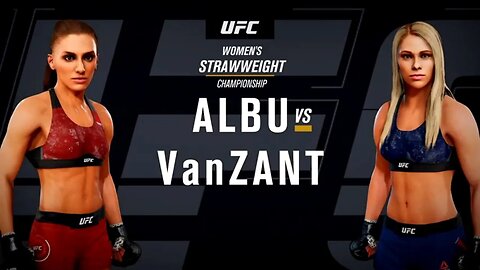 EA Sports UFC 3 Gameplay Paige VanZant vs Alexandra Albu