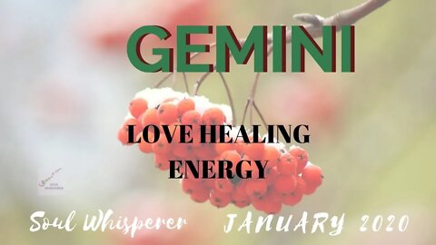 ♊ GEMINI ♊ LOVE HEALING: Tending to Old Wounds * January 2020