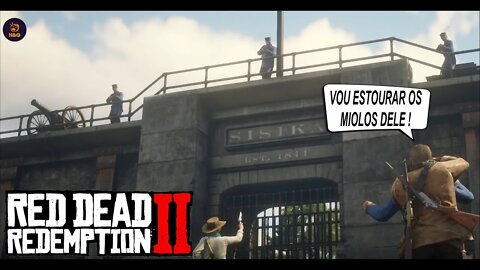 RED DEAD REDEMPTION 2 #26 - Invadindo a Prisão e Resgatando John ! ( Gameplay em Português BR )