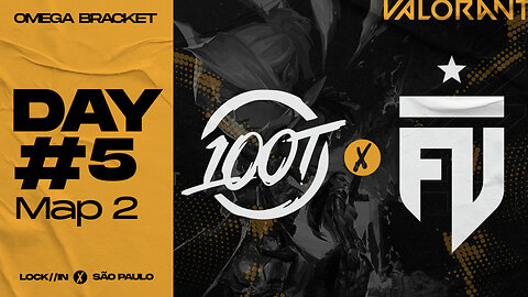 Last Chance! 100 Thieves vs FUT Map 2 VCT LOCK IN São Paulo I Valorant highlight