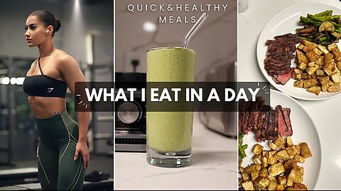 WHAT I EAT IN A DAY | High Protein, Healthy & Simple Meals