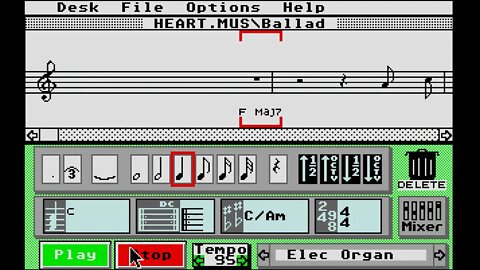 Atari ST Music - STE Music Maker 2