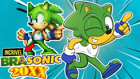 NOVO JOGO do SONIC fosse BRASILEIRO - BRASONIC 20XX