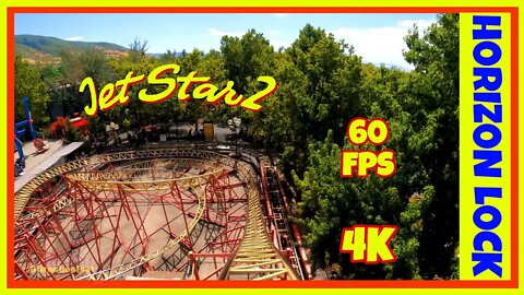 Jet Star 2 Cam Mounted Horizon Lock 60 FPS (Off-Ride & 4K POV) Lagoon Amusement Park