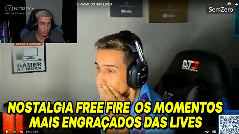 YURI REAGINDO NOSTALGIA FREE FIRE OS MOMENTOS MAIS ENGRAÇADOS DAS LIVES | SemZero