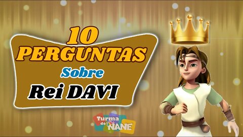 JOGO DA BÍBLIA - 10 PERGUNTAS SOBRE REI DAVI | Quiz Bíblico