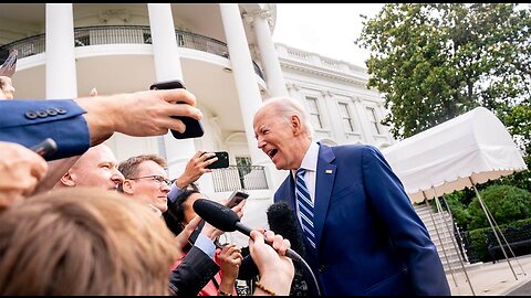 It Sure Looks Like 'Reporters' Ran Interference for Joe Biden During Press Gaggle